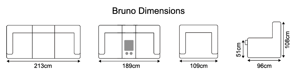 Bruno Sand dimensions