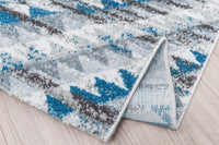 Ardenne Azteca - Blue rug, 160 x 220 cm size
