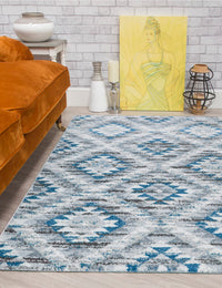 Ardenne Azteca - Blue rug, photo 7