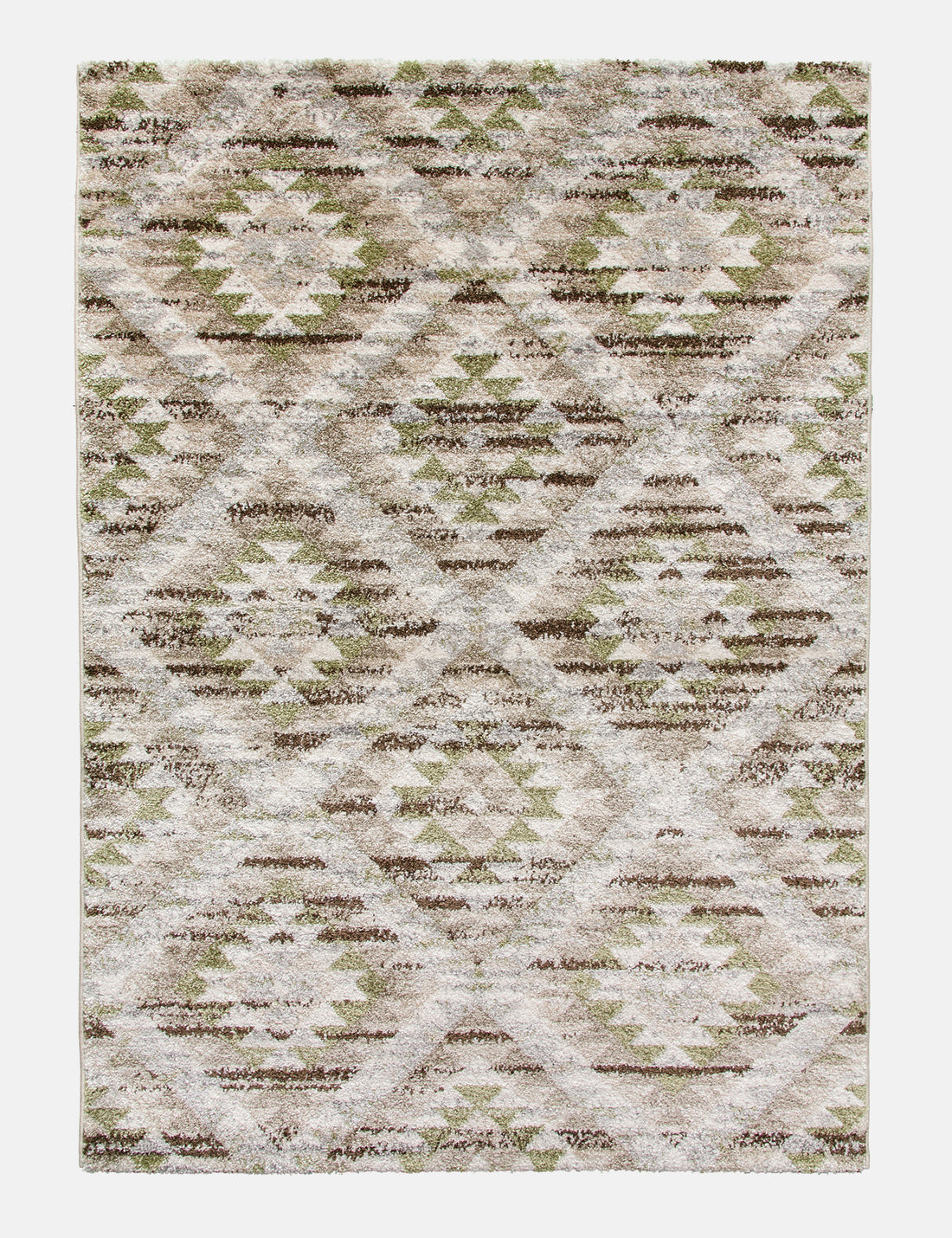 Ardenne Azteca - Green rug from The Mattress Store Ireland
