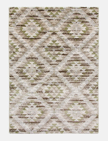 Ardenne Azteca - Green rug from The Mattress Store Ireland