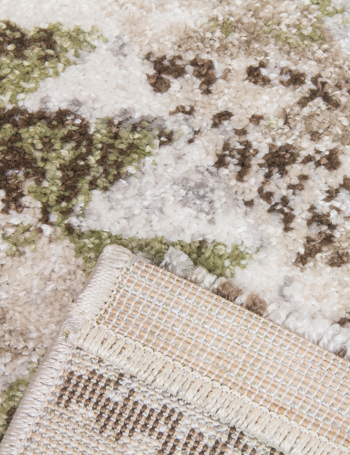 Ardenne Azteca - Green rug, 67 x 240 cm size