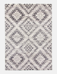 Ardenne Azteca - Grey rug from The Mattress Store Ireland