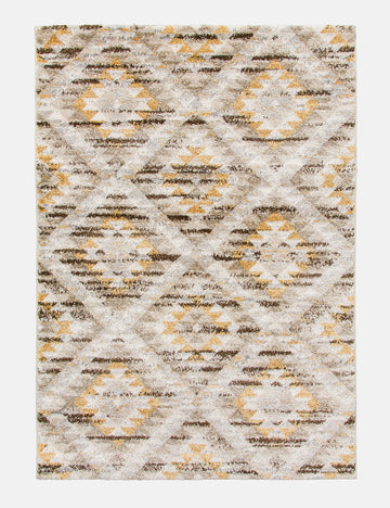Ardenne Azteca - Ochre rug from The Mattress Store Ireland