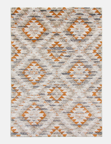Ardenne Azteca - Pumpkin rug from The Mattress Store Ireland