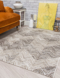 Ardenne Chevy - Greige rug, 120 x 170 cm size