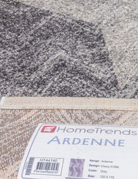 Ardenne Chevy - Grey rug, 67 x 240 cm size