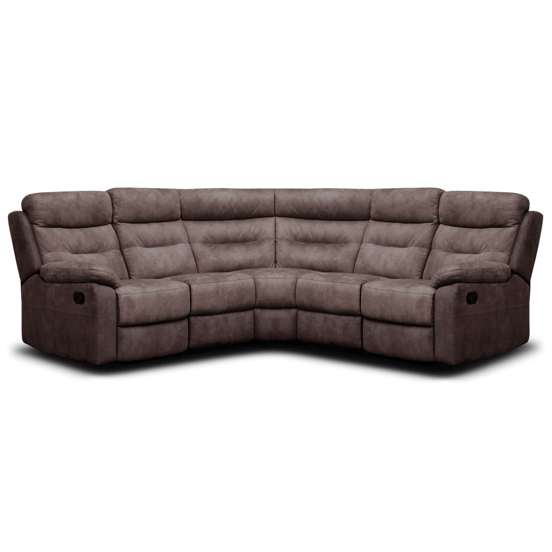 Dillon Umber Grey / Lava corner sofa