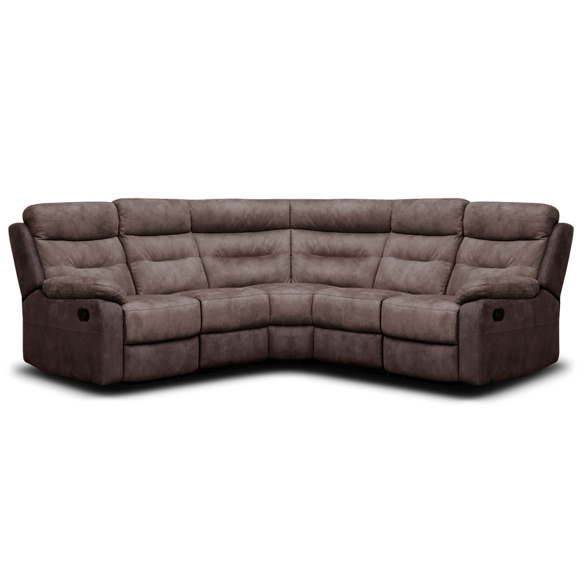 Dillon Umber Grey / Lava corner sofa