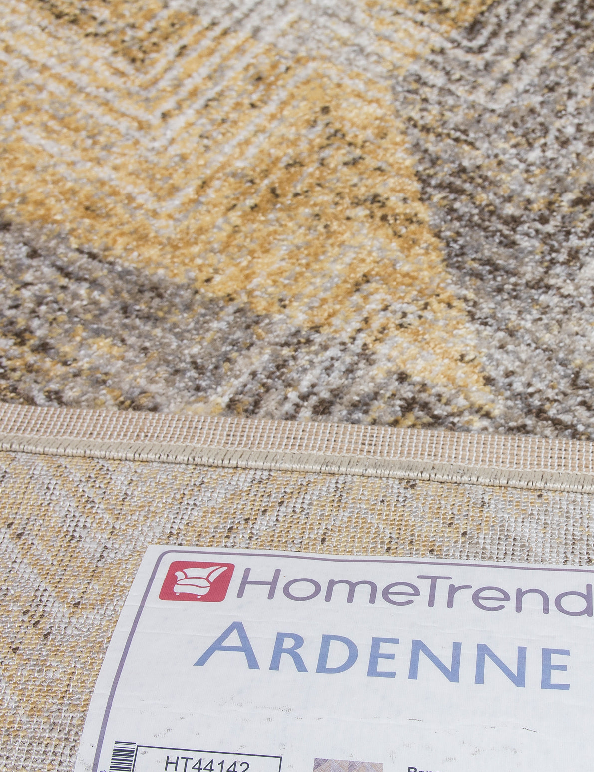 Ardenne Chevy - Ochre rug, 67 x 240 cm size