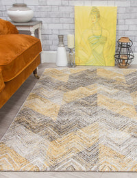 Ardenne Chevy - Ochre rug, 80 x 150 cm size