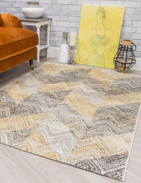 Ardenne Chevy - Ochre rug, 120 x 170 cm size