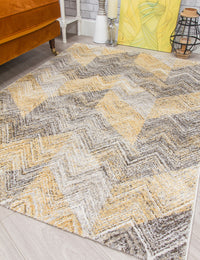Ardenne Chevy - Ochre rug, 160 x 220 cm size