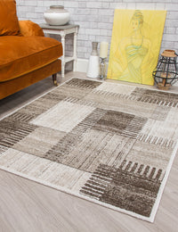 Ardenne Deco - Greige rug, 120 x 170 cm size