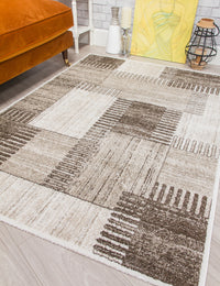 Ardenne Deco - Greige rug, 160 x 220 cm size