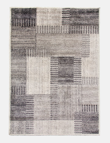 Ardenne Deco - Grey rug from The Mattress Store Ireland