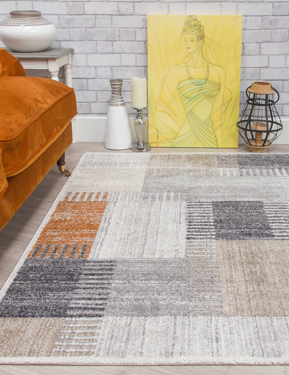 Ardenne Deco - Pumpkin rug, 80 x 150 cm size