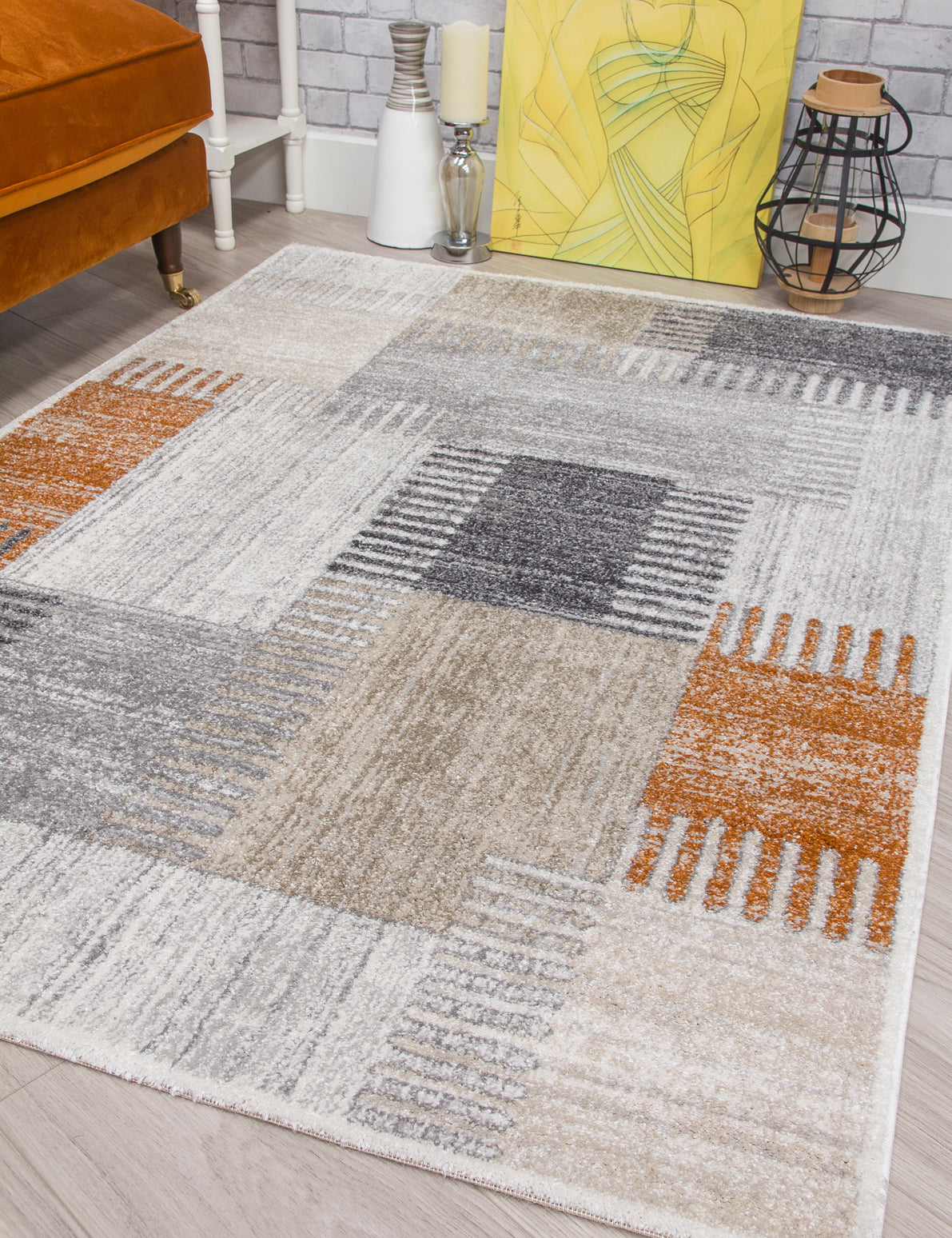 Ardenne Deco - Pumpkin rug, 160 x 220 cm size