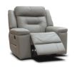 Osbourne Taupe Grey leather sofa