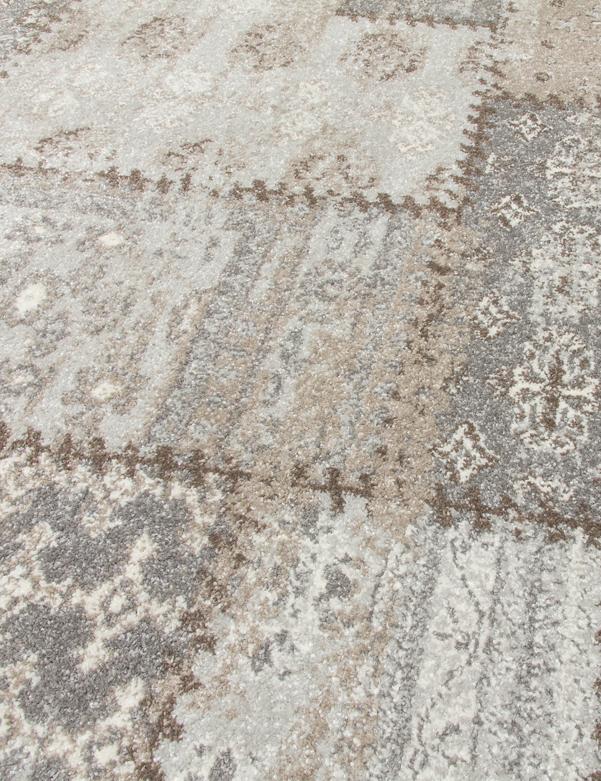 Antika Patchwork - Greige rug, photo 7