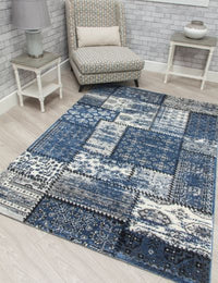 Antika Patchwork - Navy