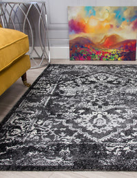 Antika Medallion - Grey rug, 80 x 150 cm size