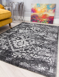 Antika Medallion - Grey rug, 160 x 220 cm size