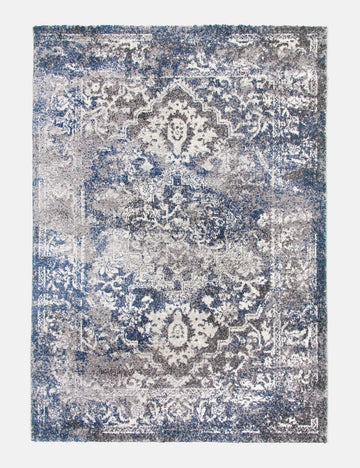 Antika Medallion - Navy rug from The Mattress Store Ireland