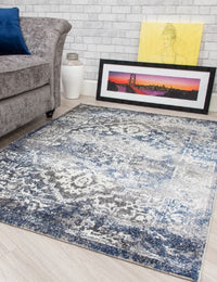 Antika Medallion - Navy