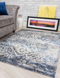 Antika Medallion - Navy