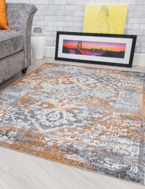 Antika Medallion - Pumpkin