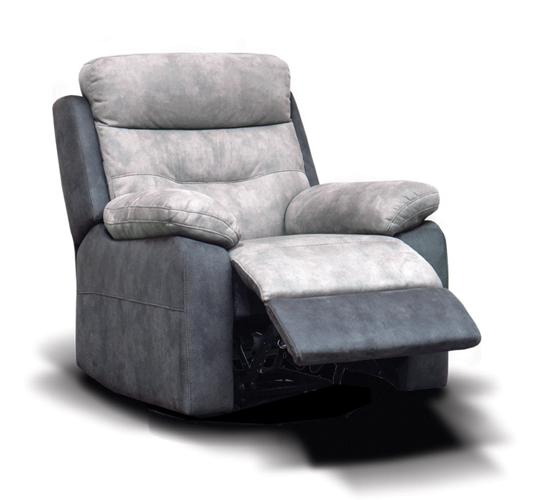 Dillon Recliner chair in Smoke / Grey