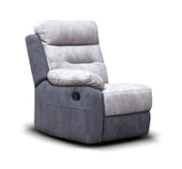 Dillon Left-hand-facing recliner end in Smoke / Grey