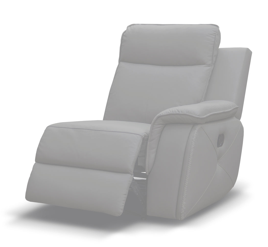 Infiniti Right-hand-facing recliner end in Dark Grey