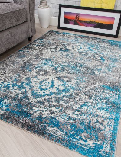 Antika Medallion - Teal