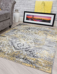 Antika Medallion - Yellow