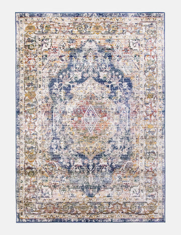 Boho Medallion - Blue rug