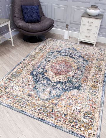Boho Medallion - Blue rug from The Mattress Store Ireland