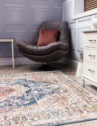 Boho Medallion - Blue rug, 80 x 150 cm size