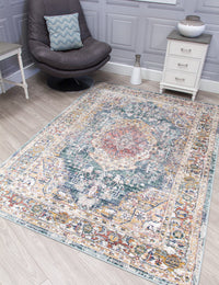 Boho Medallion - Green rug, 120 x 170 cm size