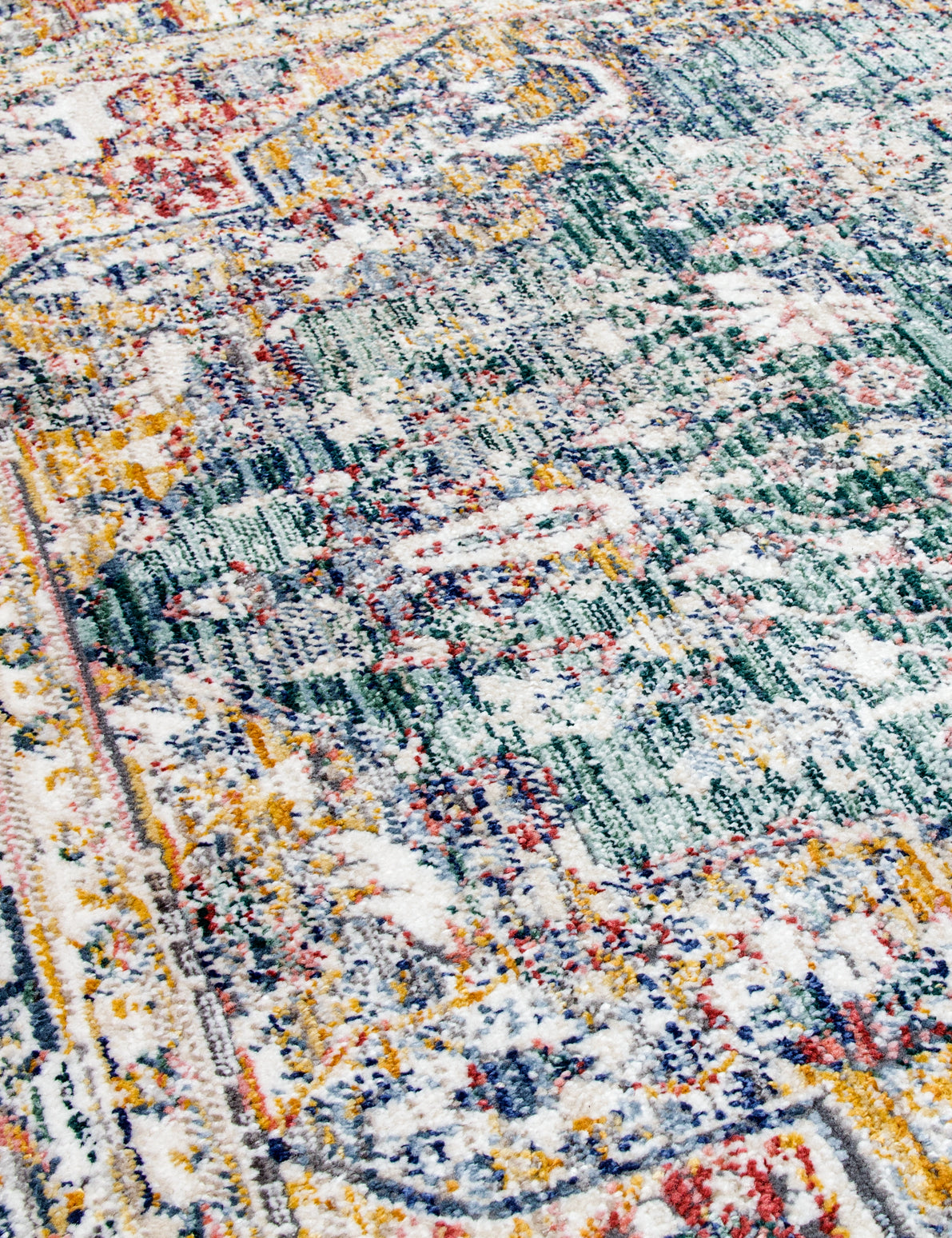 Boho Medallion - Green rug, 200 x 300 cm size
