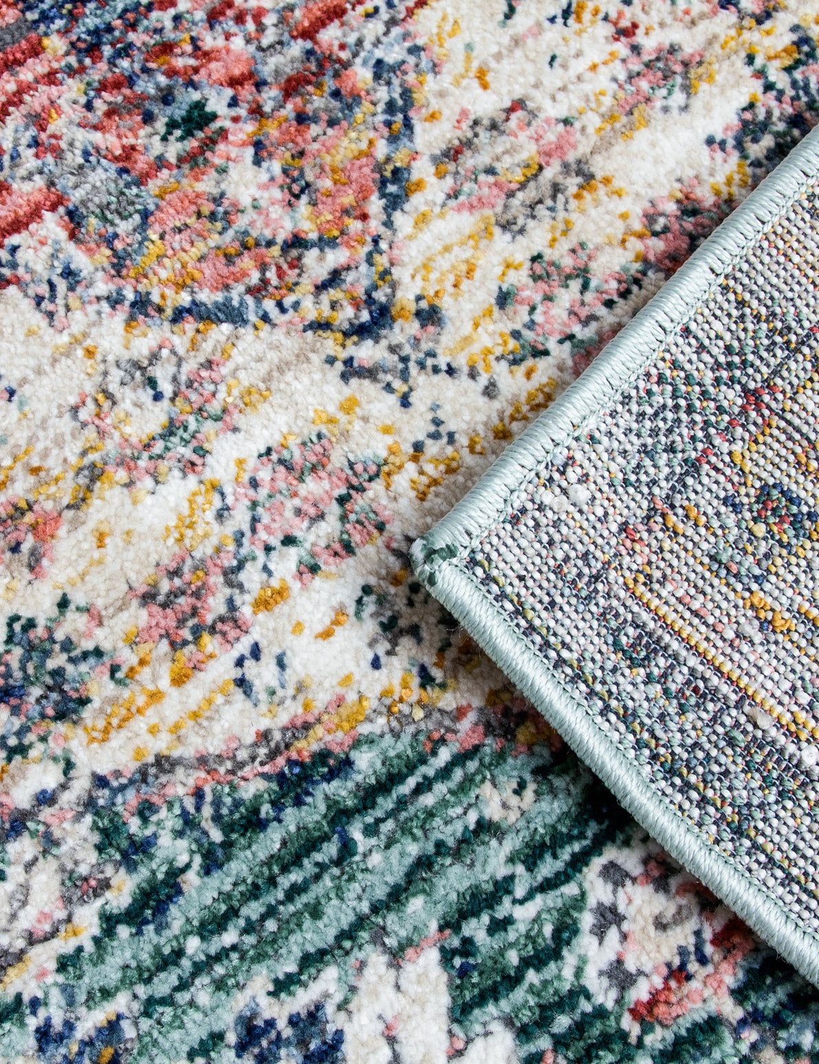 Boho Medallion - Green rug, 240 x 330 cm size