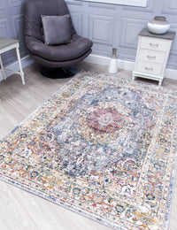 Boho Medallion - Grey rug, 120 x 170 cm size