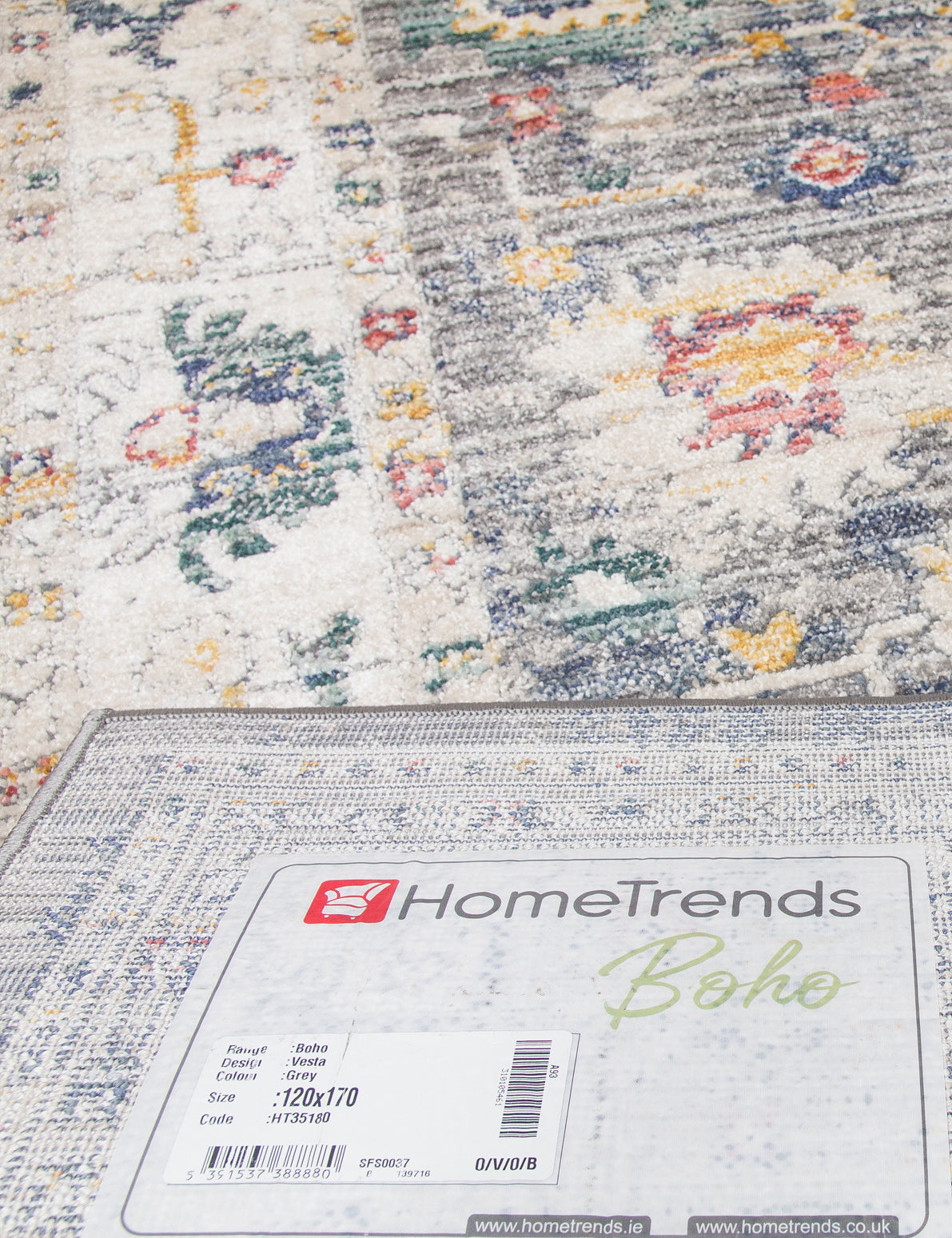 Boho Vesta - Grey rug, photo 12