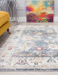Boho Vesta - Grey rug, 80 x 150 cm size