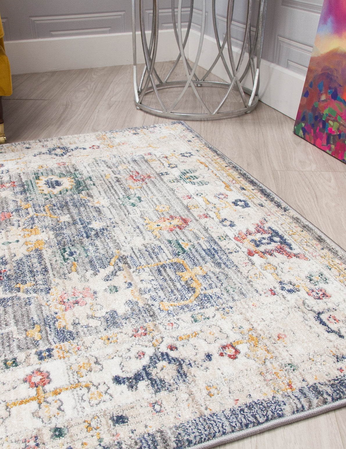 Boho Vesta - Grey rug, 160 x 240 cm size