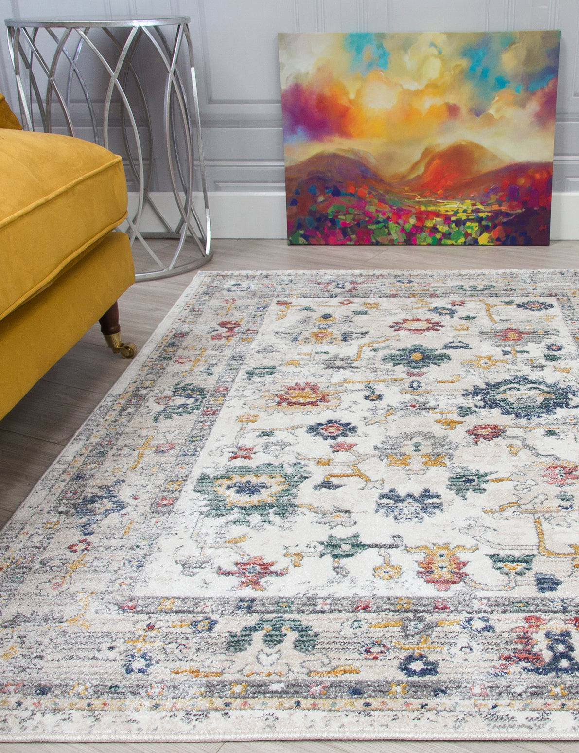 Boho Vesta - Natural rug, 80 x 150 cm size