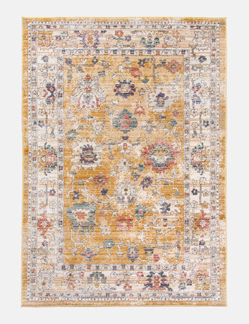 Boho Vesta - Ochre rug from The Mattress Store Ireland