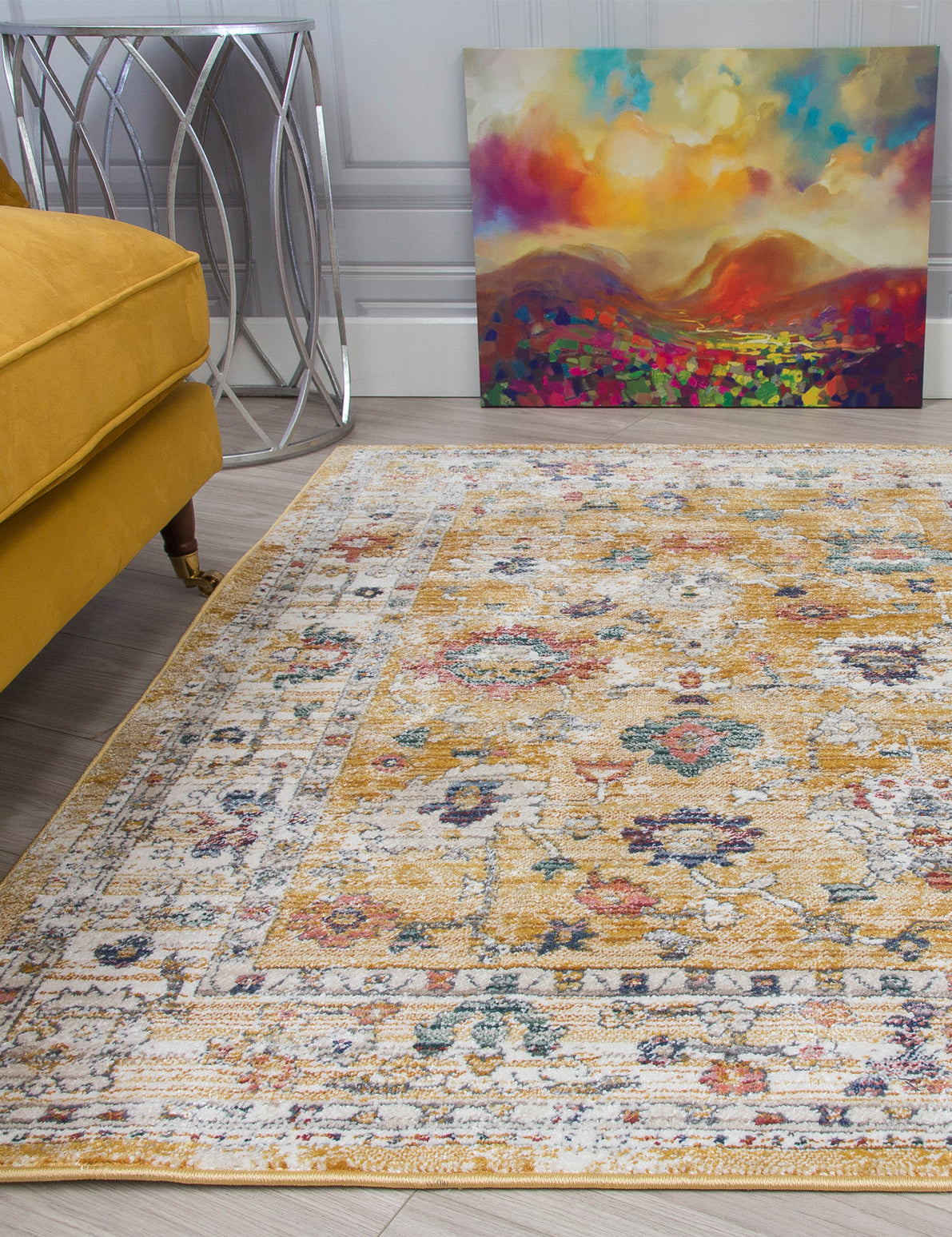 Boho Vesta - Ochre rug, photo 5