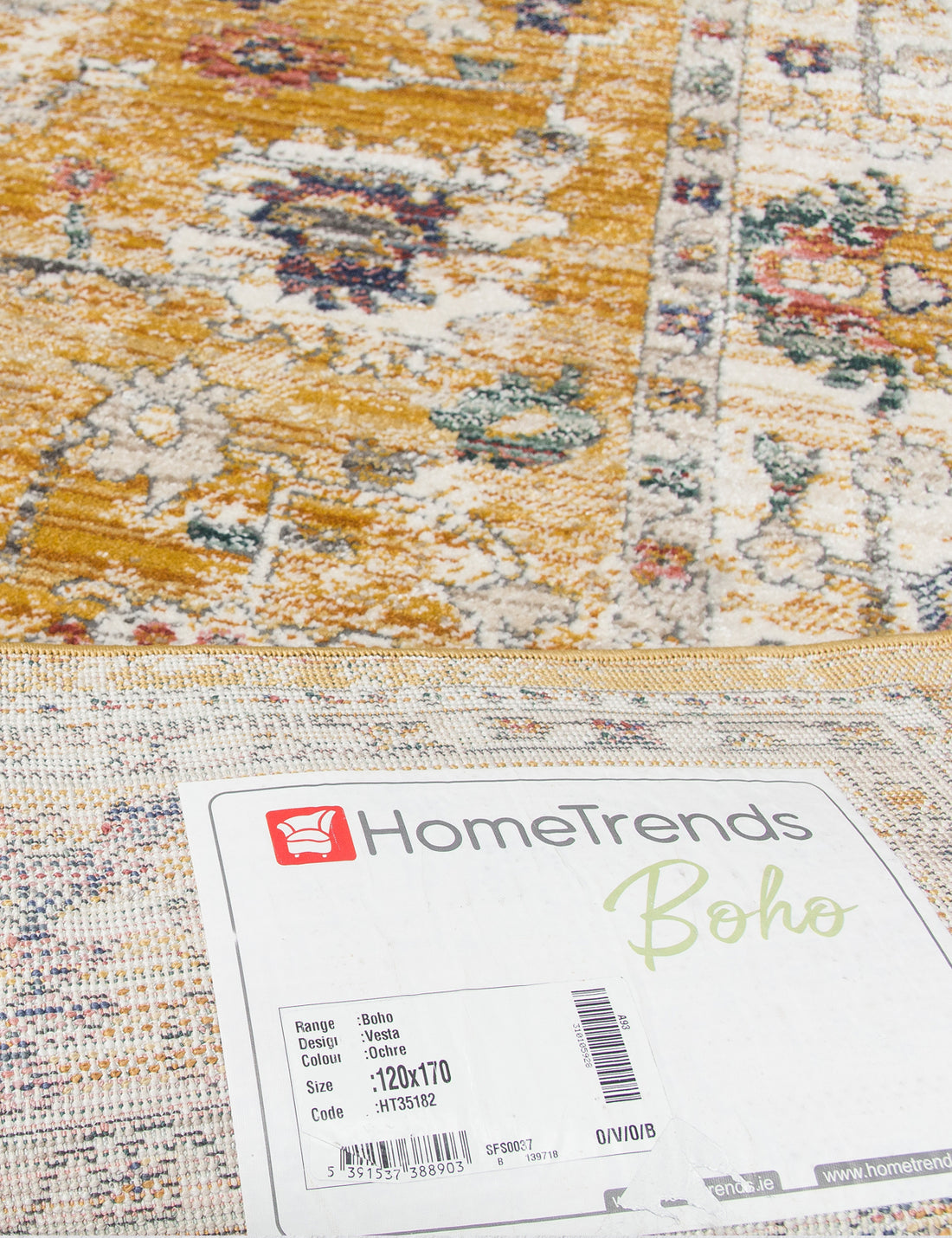 Boho Vesta - Ochre rug, photo 2